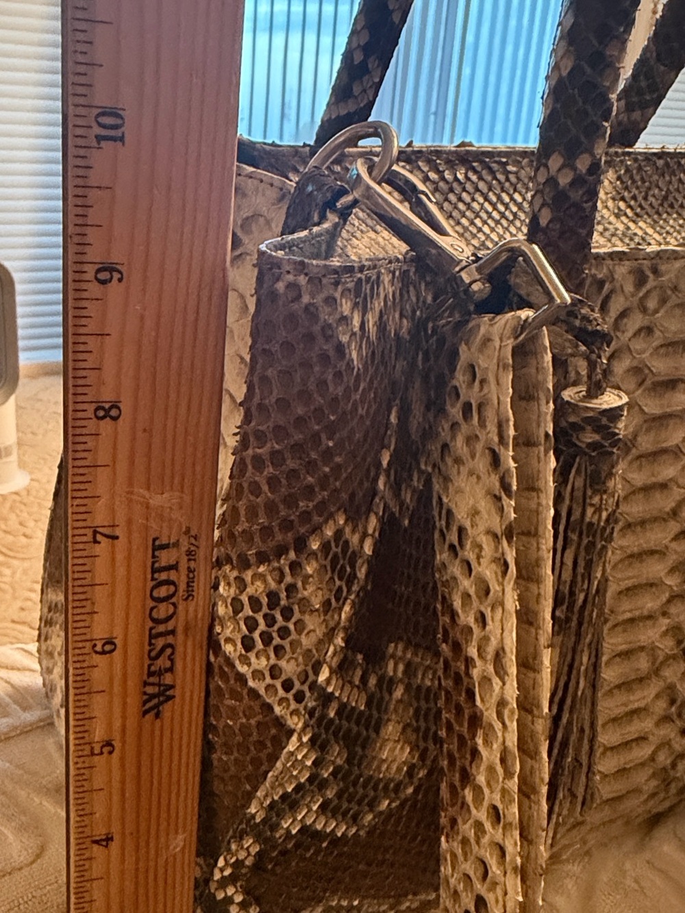Python custom satchel bag - Picture 9 of 12